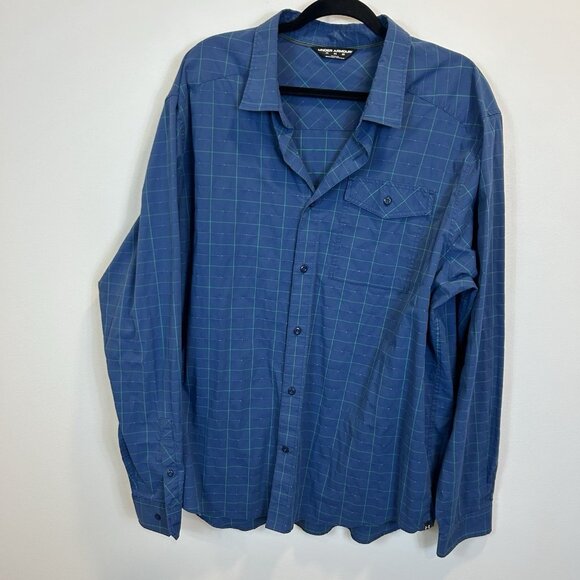 UNDER ARMOUR Mens 2XL Backwater Long Sleeve Button Fishing Shirt 1290754 - Picture 3 of 8